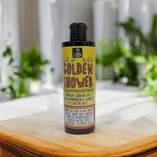 Go La La Golden Shower shower gel - Mandarin & Ginger