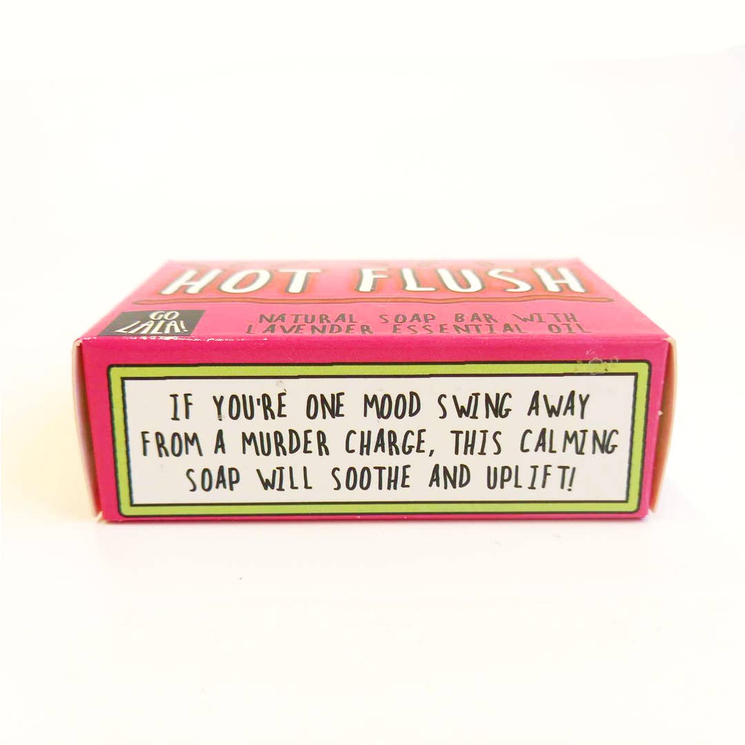Go La La Hot Flush Soap Lavender Funny Gift