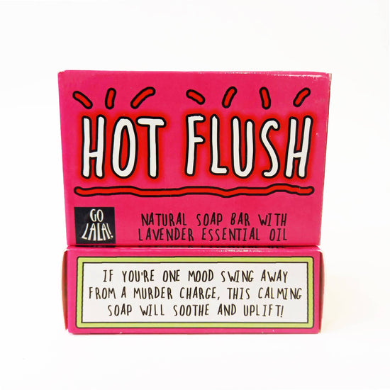 Go La La Hot Flush Soap Lavender Funny Gift