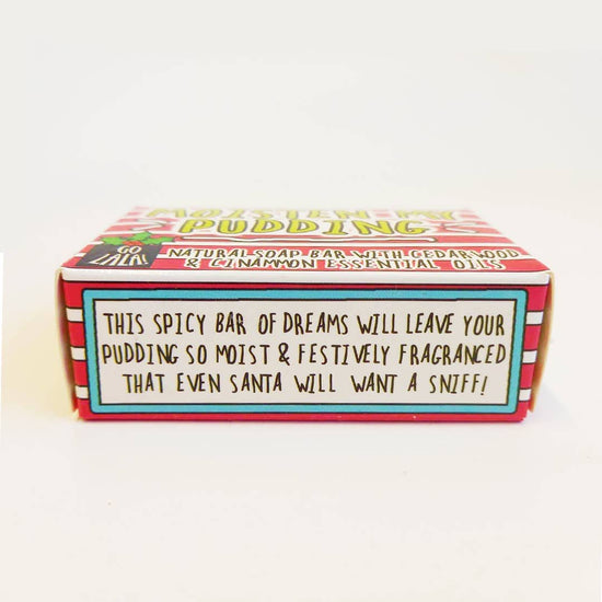 Go La La Moisten My Pudding Christmas Soap Cinnamon Funny Gift