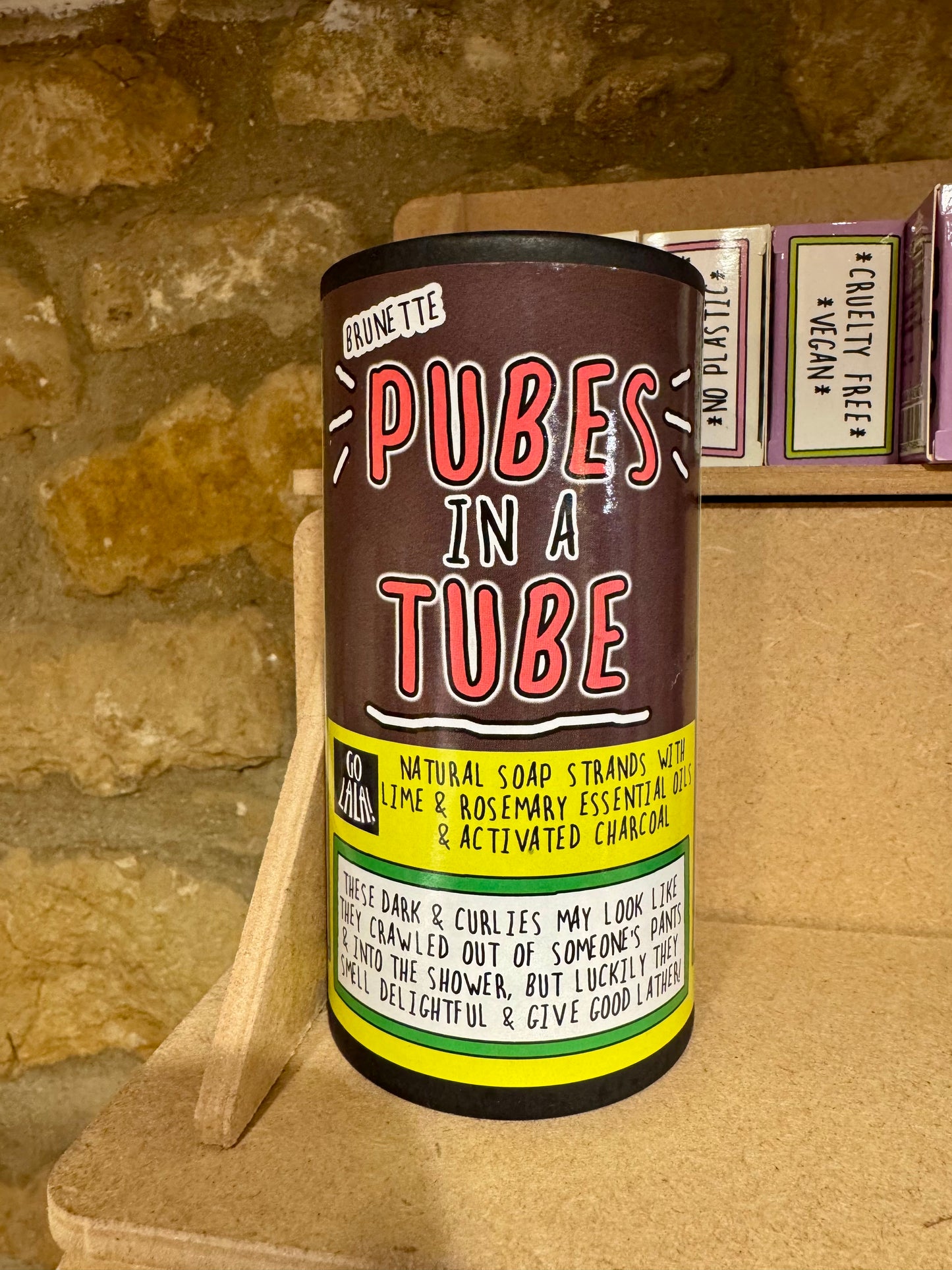 Go La La Pubes in a Tube - Brunette