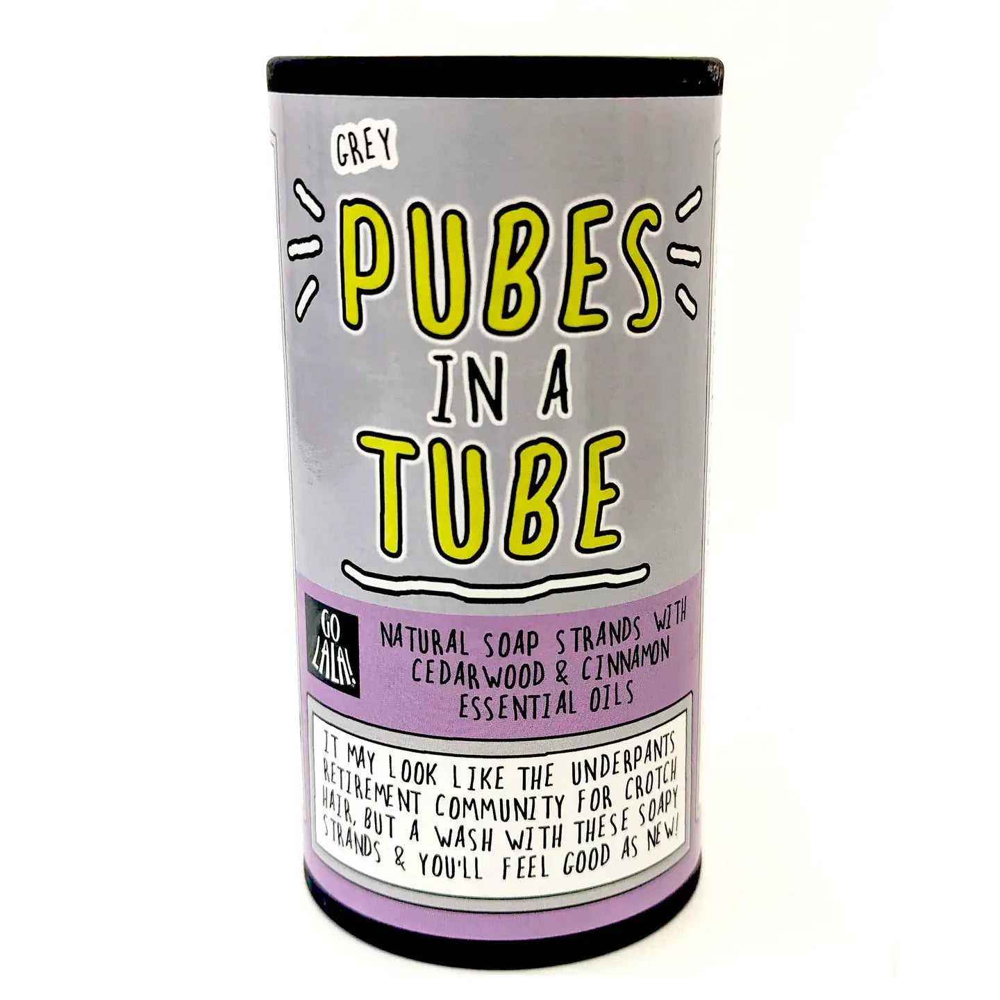 Go La La Pubes in a Tube - Grey