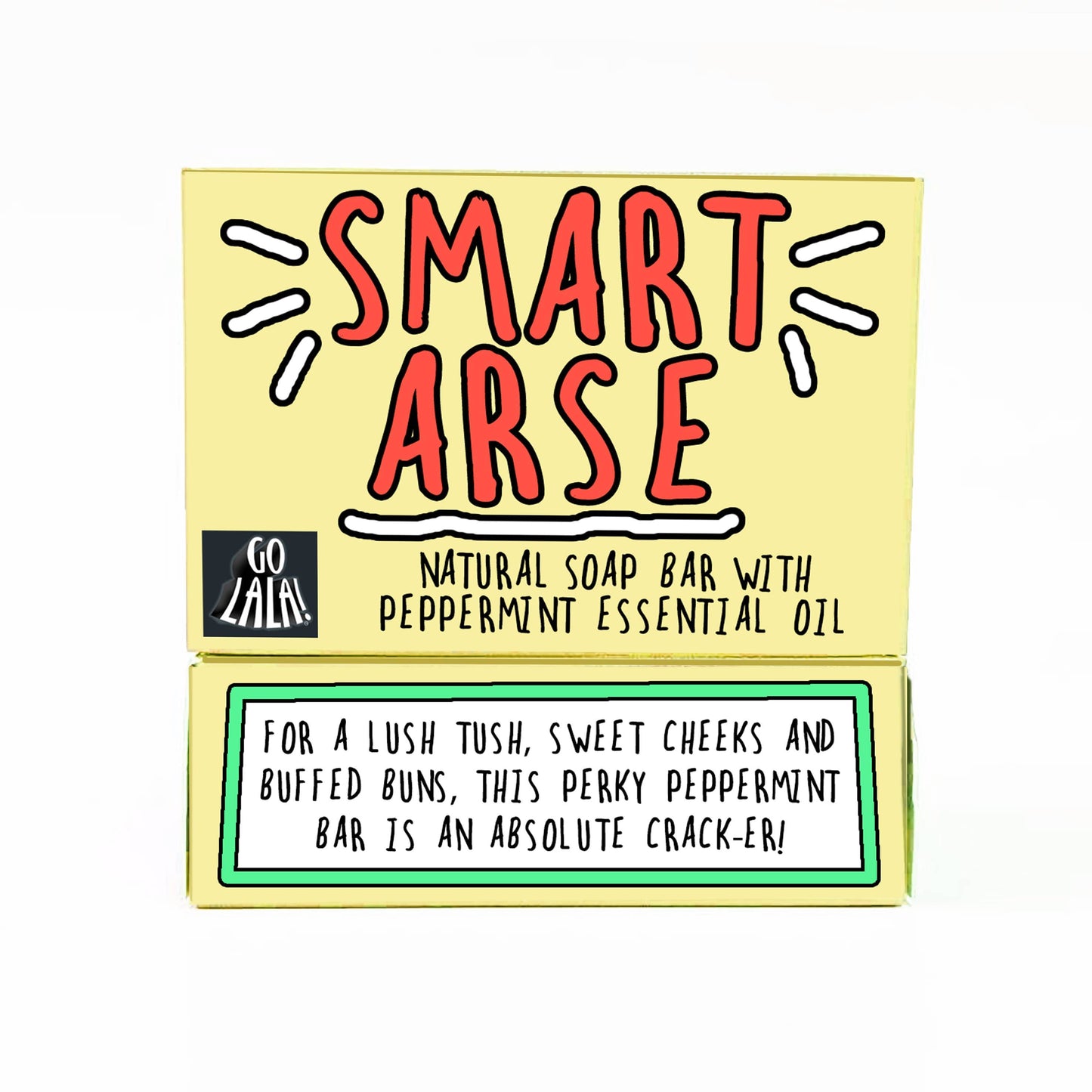 Go La La Smart Arse Soap Peppermint Funny Gift