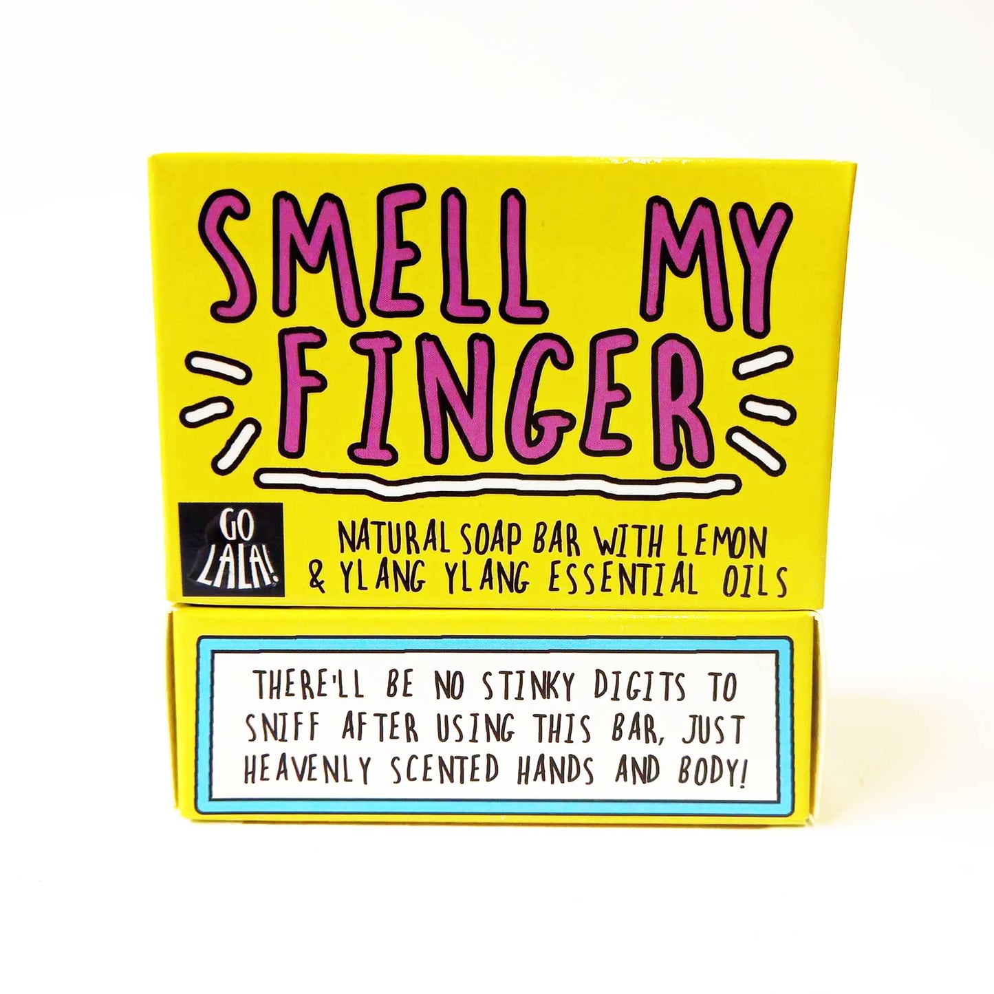 Go La La Smell My Finger Soap Lemon & Ylang Ylang Funny Gift
