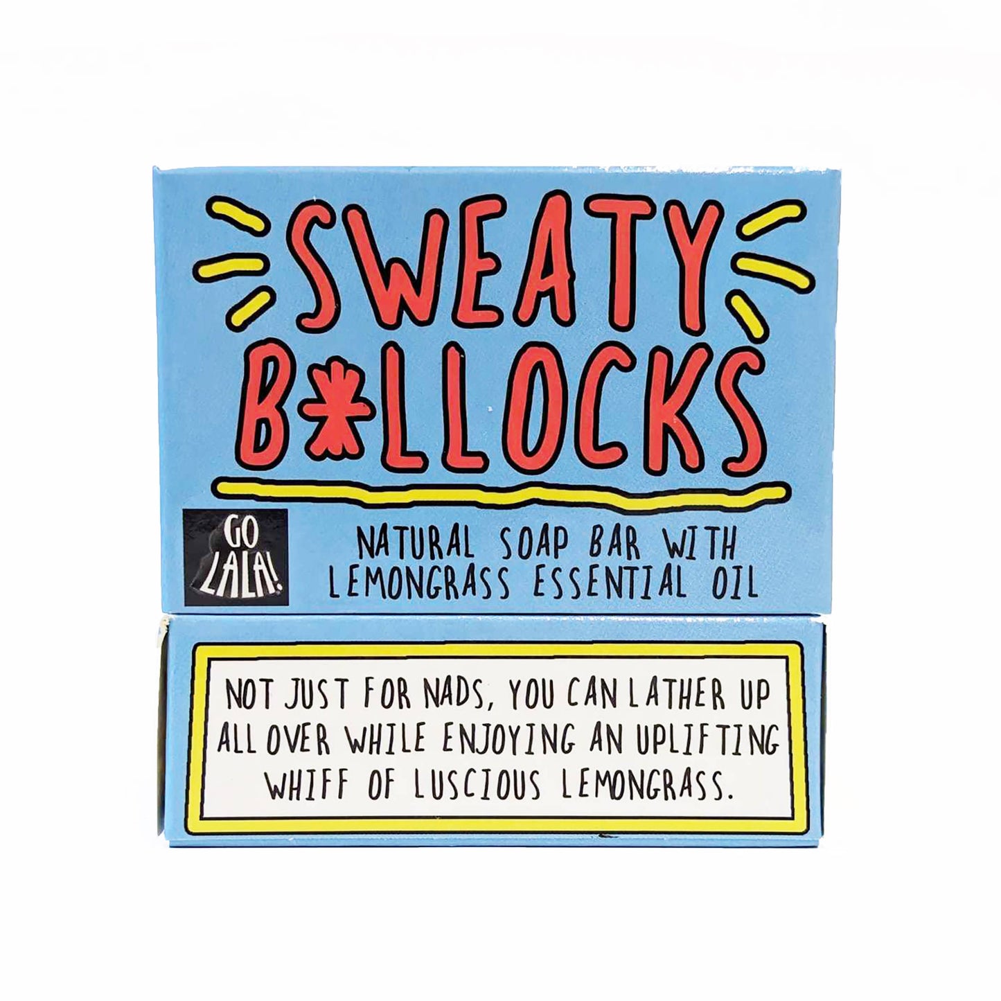 Go La La Sweaty B*llocks Soap Lemongrass Funny Gift