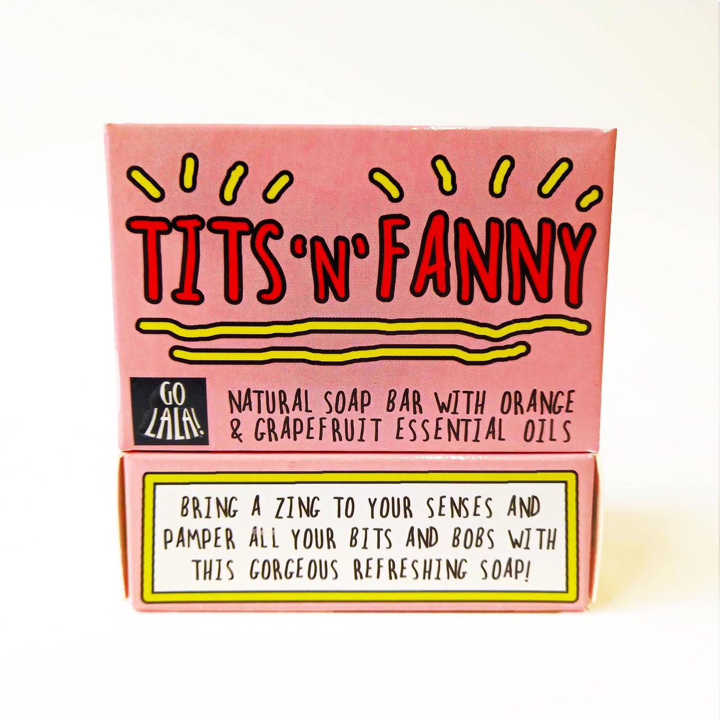 Go La La Tits 'n' Fanny Soap Orange & Grapefruit Funny Gift