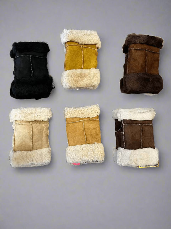 Hanlin Hats & Gloves Cosy Sheepskin Handwarmers - Large