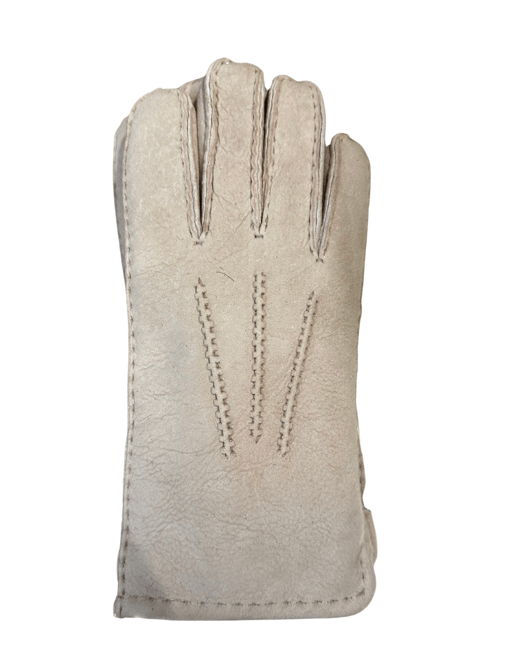 Hanlin Hats & Gloves STONE Suede Gloves - Sheepskin in Small