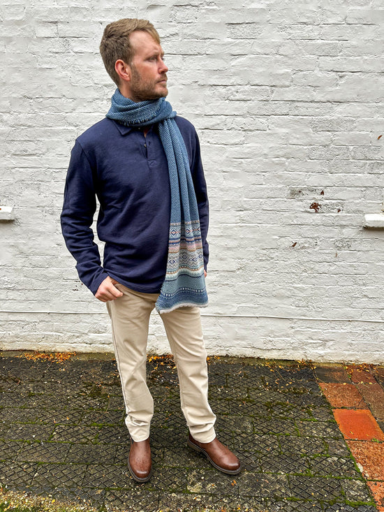 Hartford - Mens Mens Shirts Navy Classic Polo