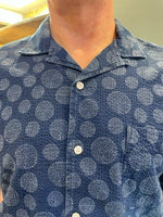 Hartford - Mens Mens Shirts Palm Woven Shirt Denim