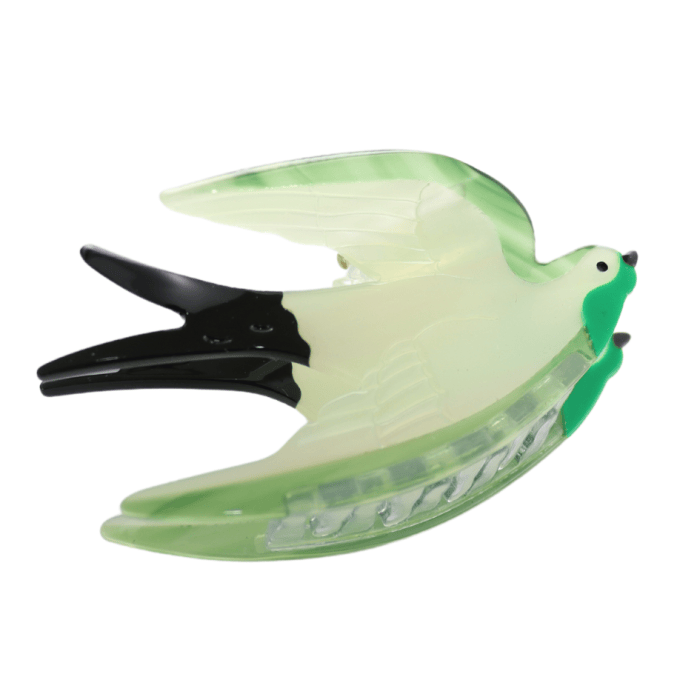 Pure Fashions Hair Accessories Swallow Hair Claw Clip Green