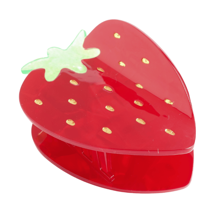 Pure Fashions Hair Accessories Red Strawberry Hair Claw Clip