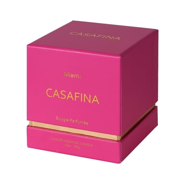 Home Candles & Candlesticks Casafina Miami Rose Candle with Gift Box