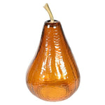Home Room Decor Large Amber Glass Pear Ornament