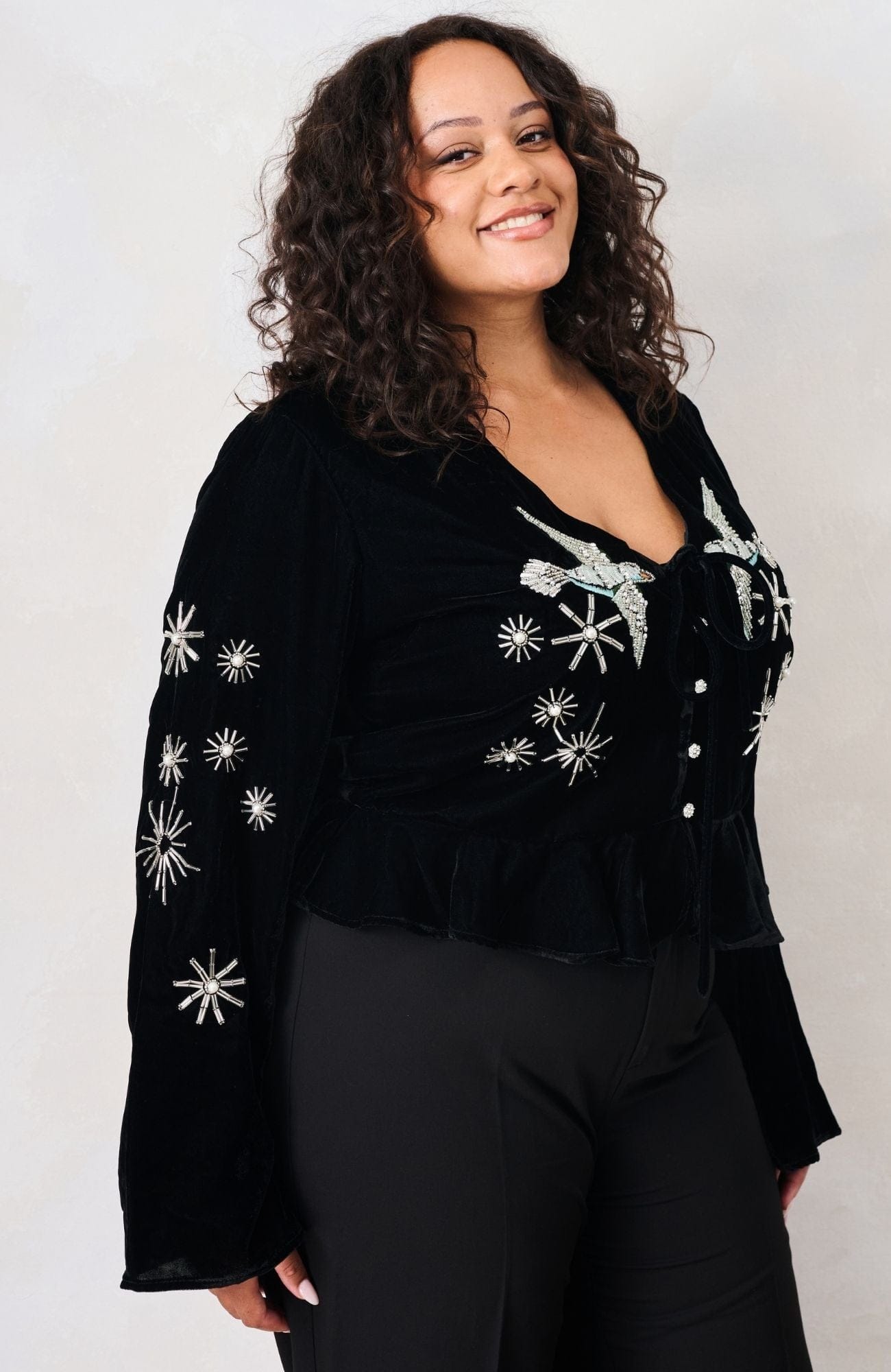 Hope & Ivy Jackets The Glacia Top