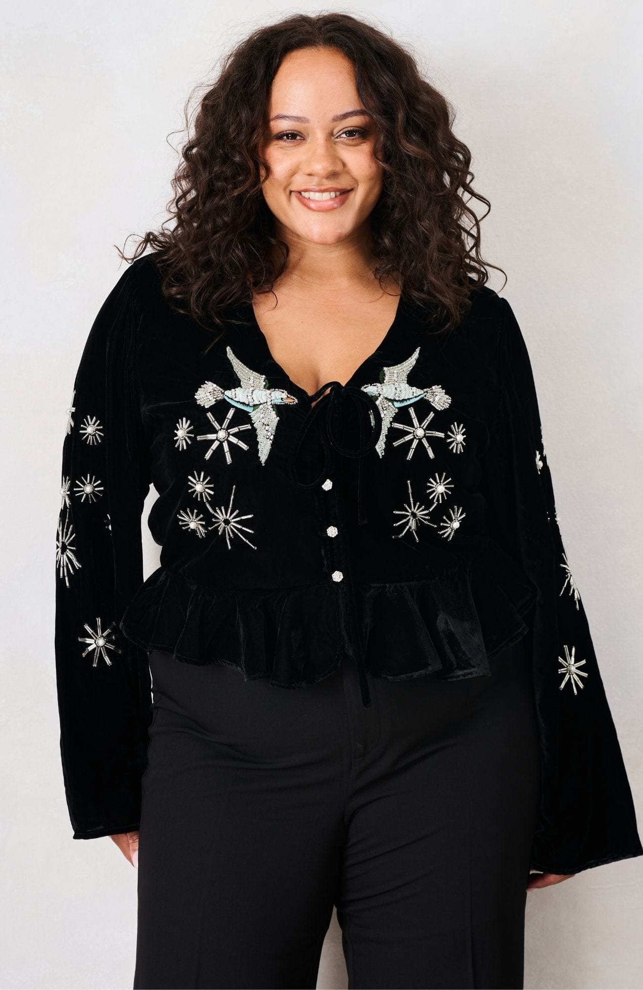 Hope & Ivy Jackets The Glacia Top