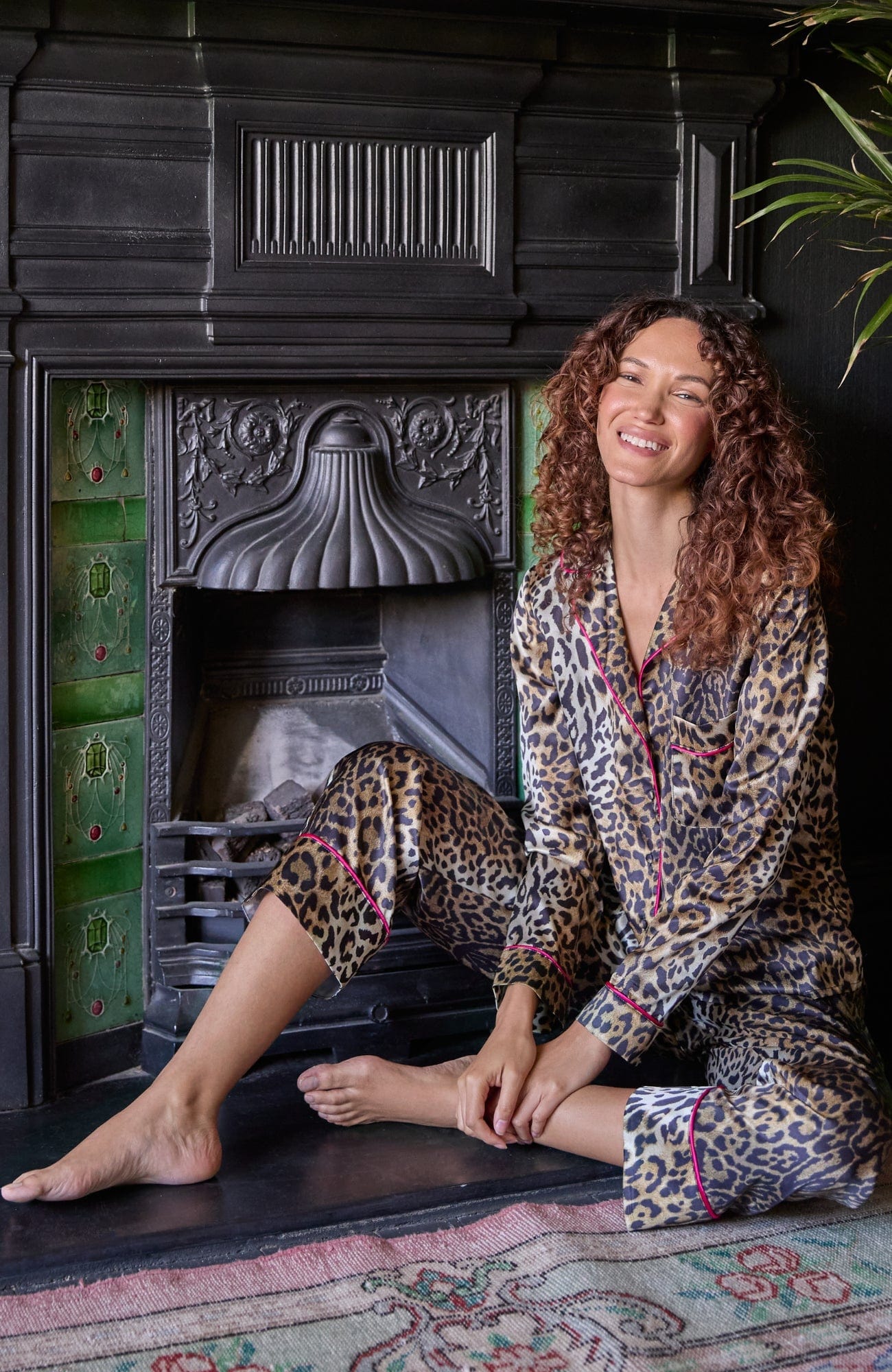 Hope & Ivy Pyjamas The Sindy Pyjamas in Leopard
