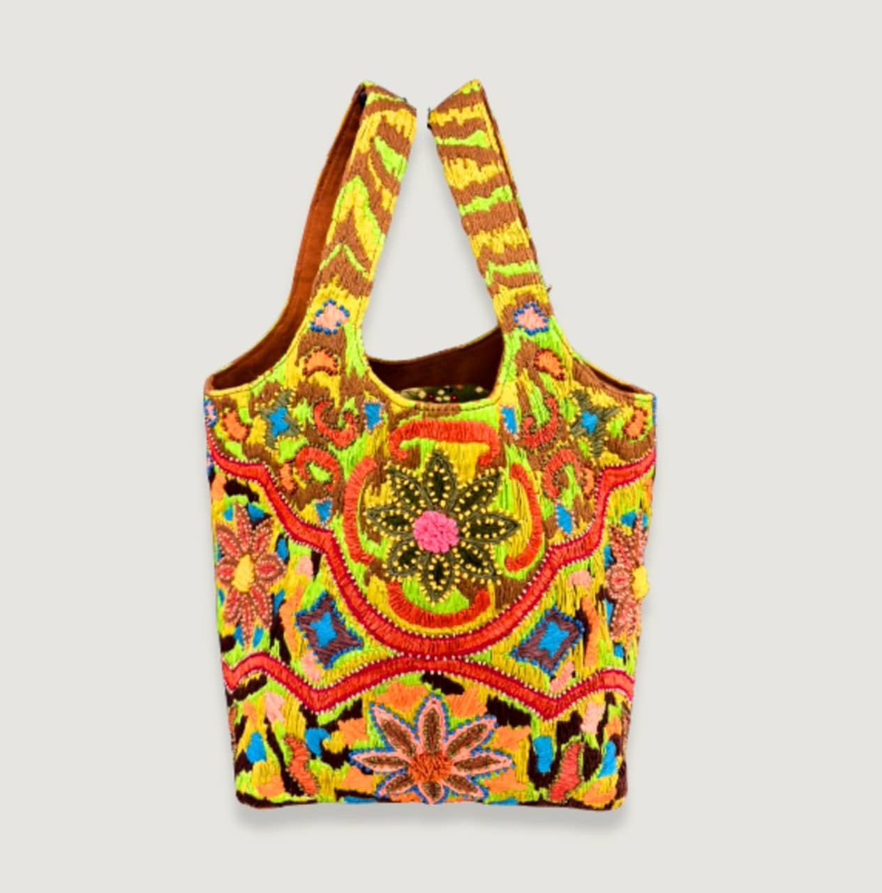 Imayin Bags Bags Balangan Embroidered Bag Papaya
