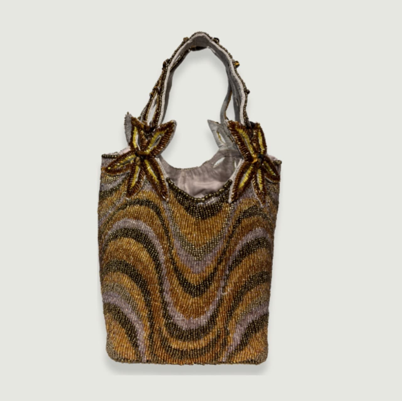 Imayin Bags Bags Dalawella Beaded Mini Bag Gold
