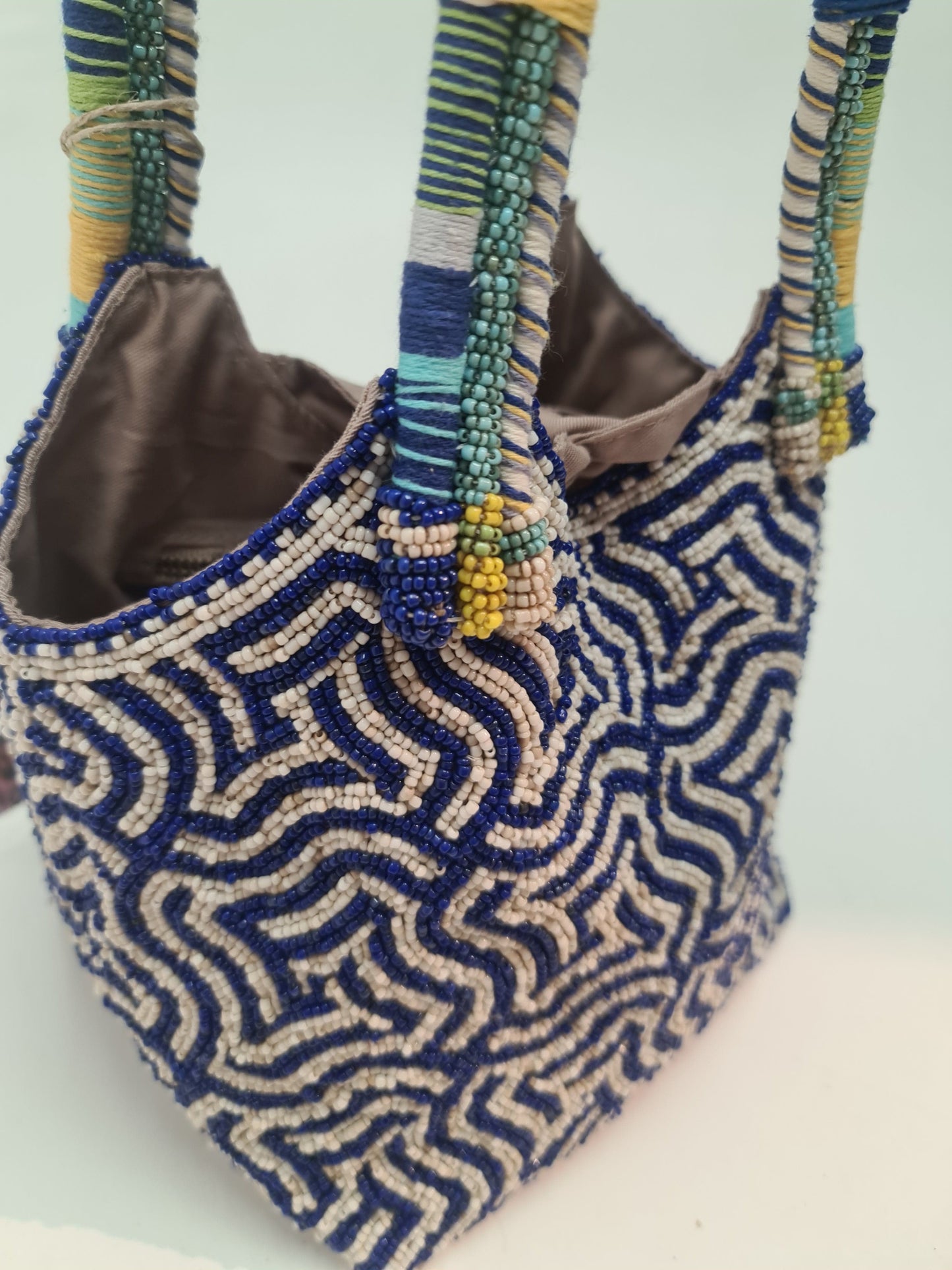 Imayin Bags Bags Jingumae Bag in Blue and White