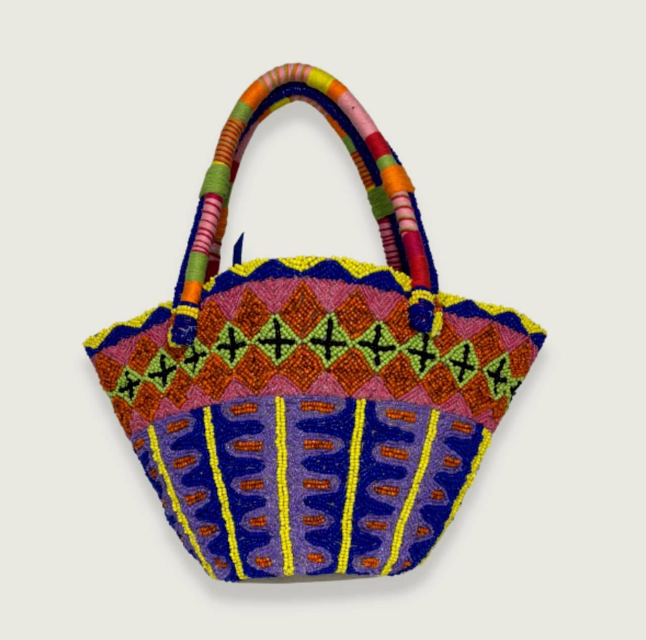 Imayin Bags Bags Tangalle Beaded Mini Bag Blossom