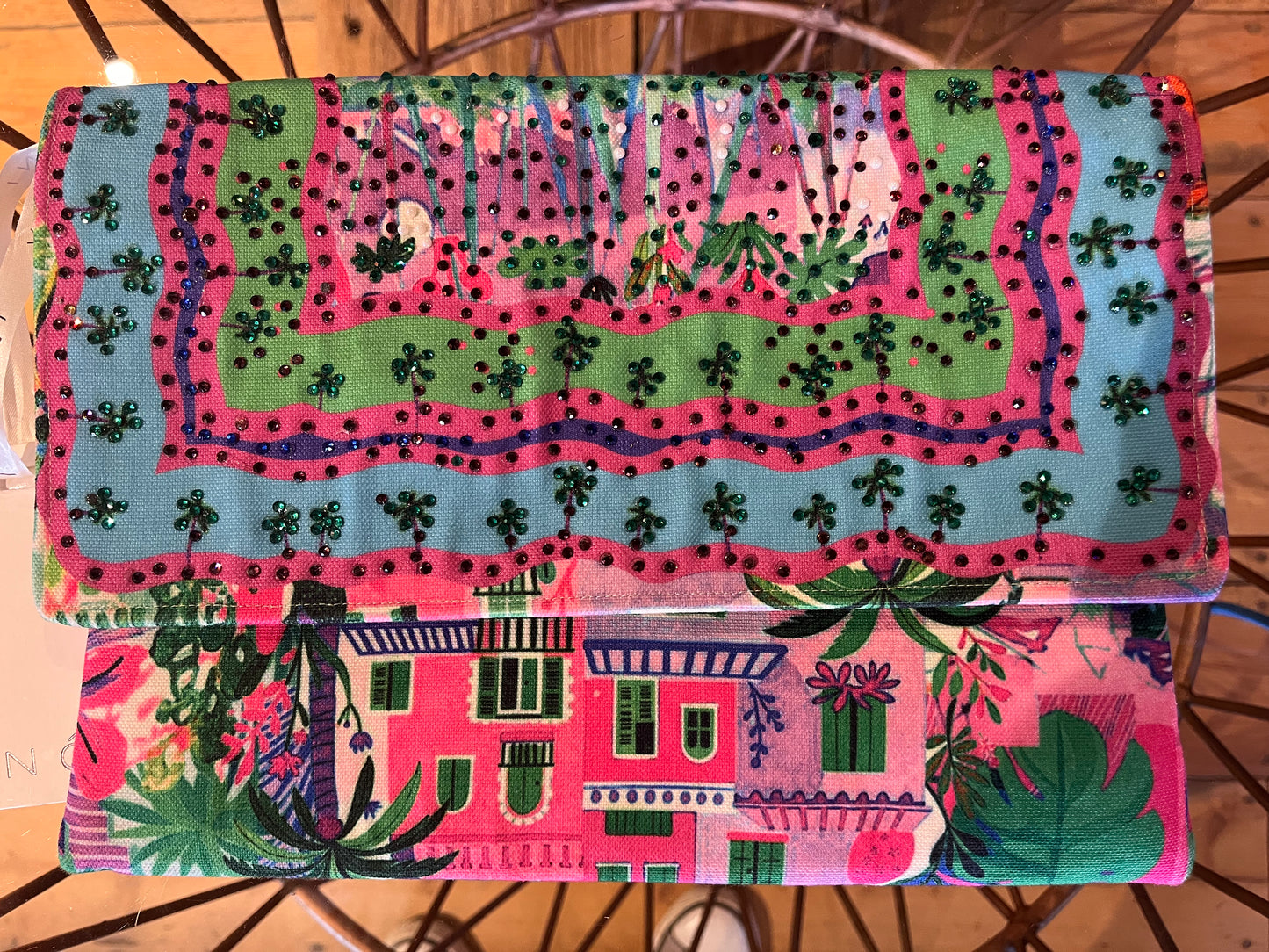INOA Bags Palm Bag in Hermosa Fucsia Azur