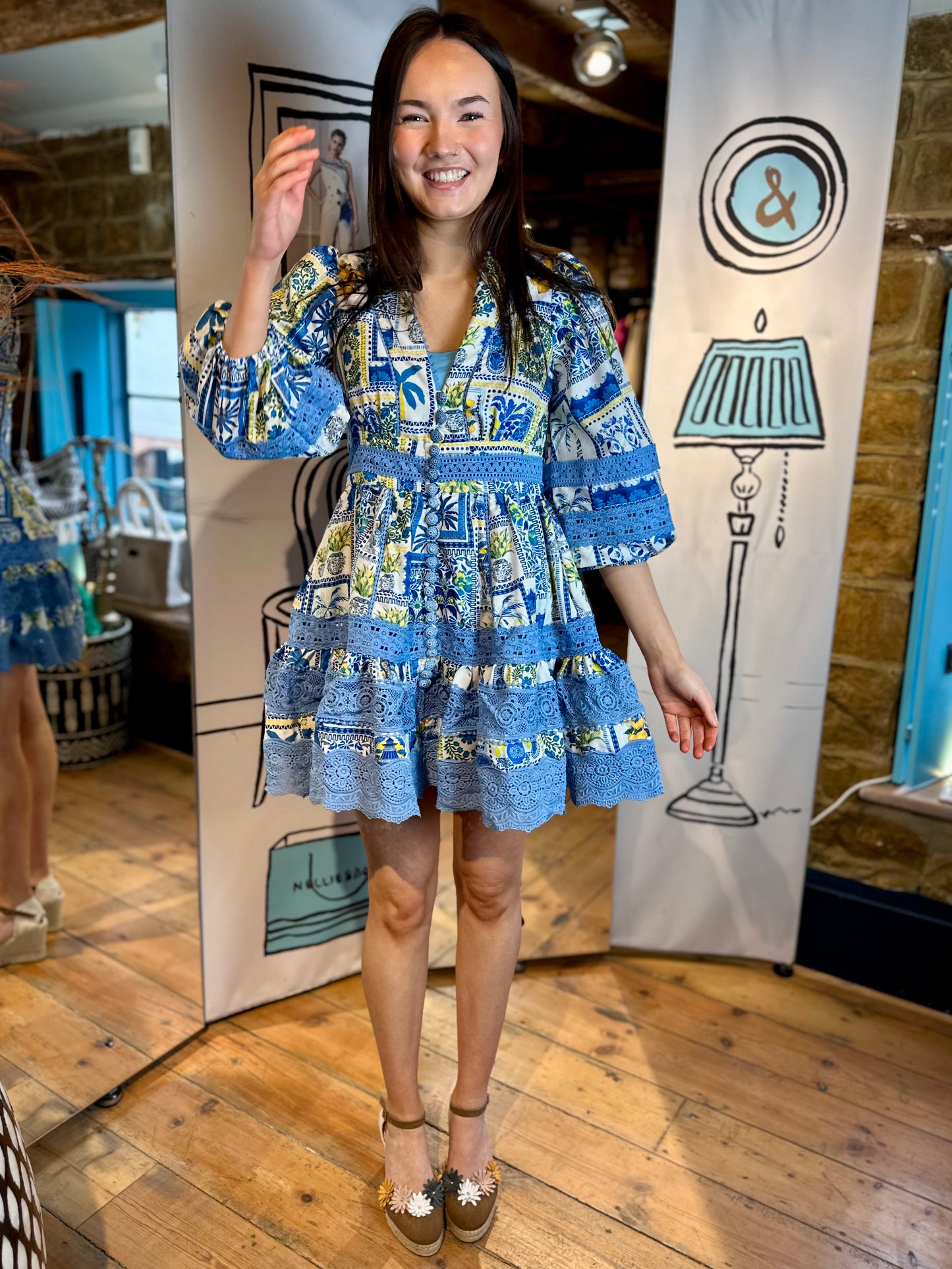INOA Dresses Bavaria Dress in Papier Colle
