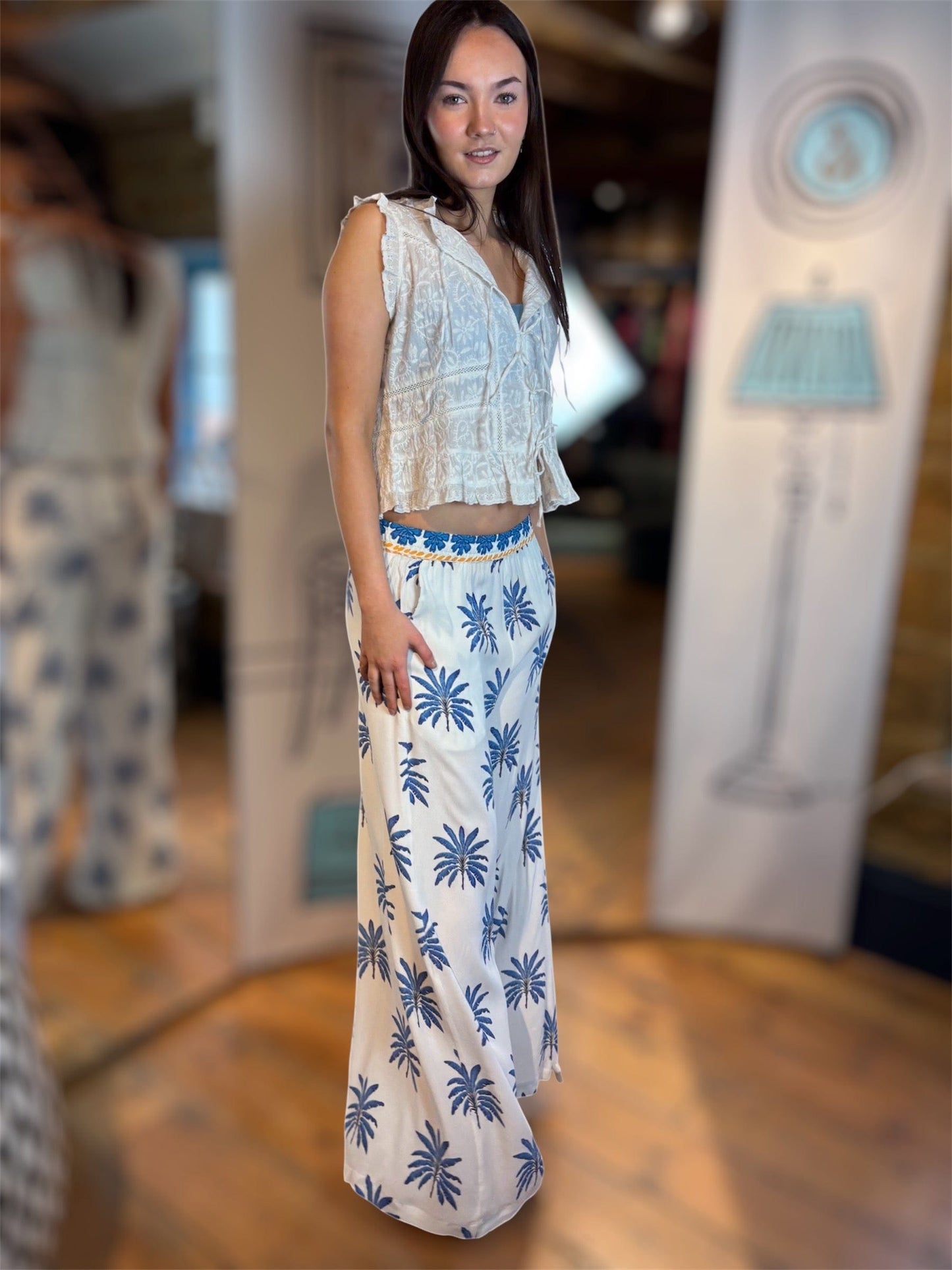 INOA Trousers Lina Trousers in Papier Colle