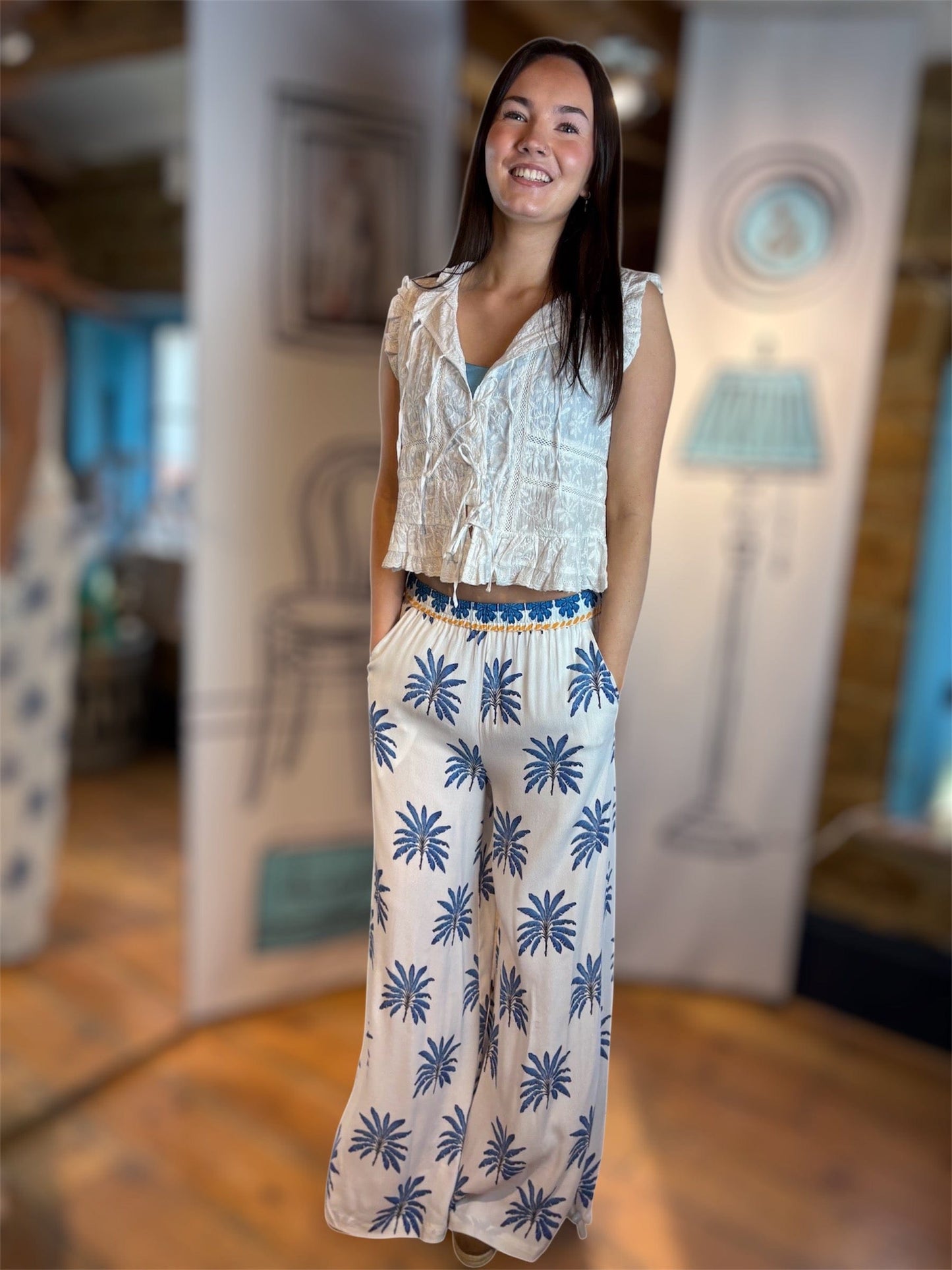 INOA Trousers Lina Trousers in Papier Colle