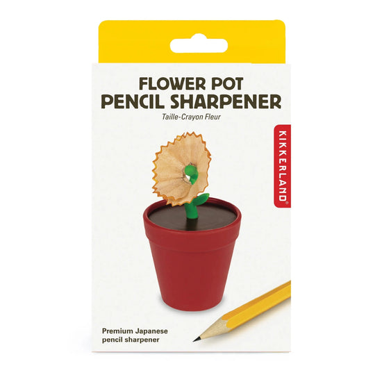 Kikkerland Gifts Flower Pot Pencil Sharpener