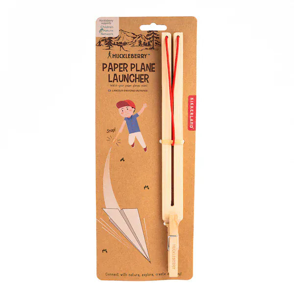 Kikkerland Gifts Huckleberry Paper Plane Launcher