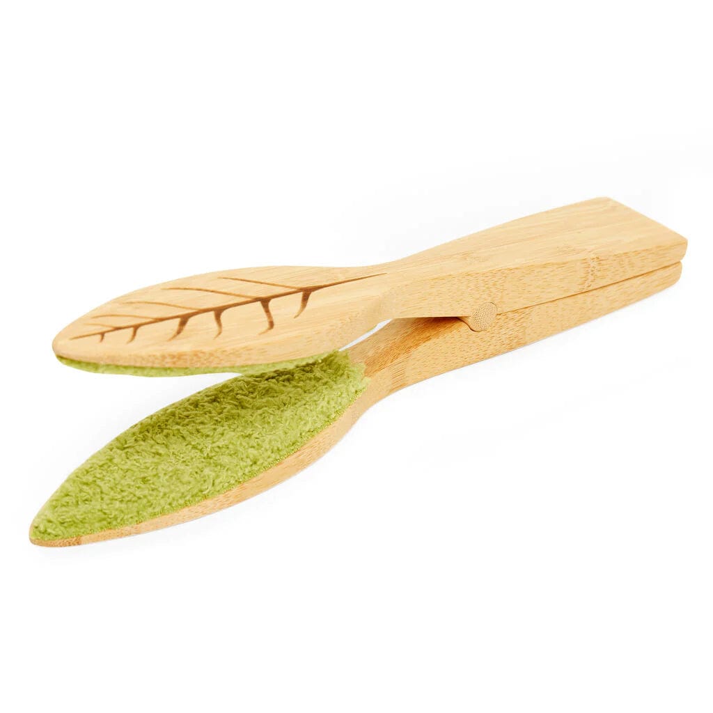 Kikkerland Gifts Leaf Cleaning Tongs