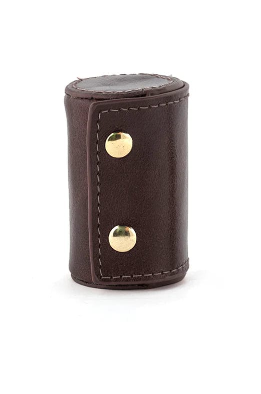 Kikkerland Gifts Shot Glasses with Leather Case