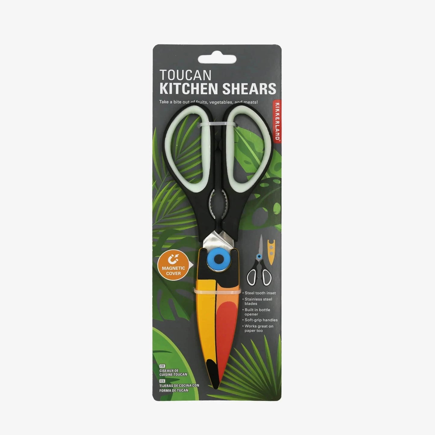 Kikkerland Gifts Toucan Kitchen Scissors