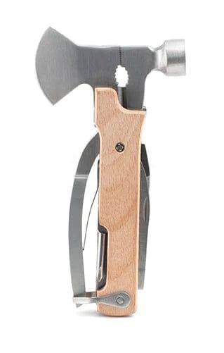 Kikkerland Gifts Wood Axe Multi Tool