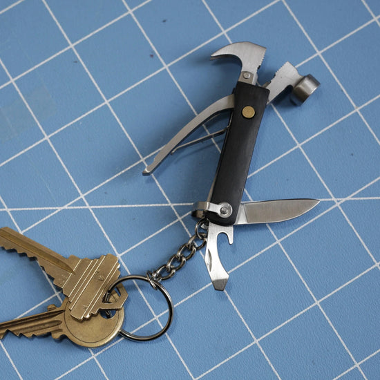 Kikkerland Gifts Wood Mini Hammer Multi-tool