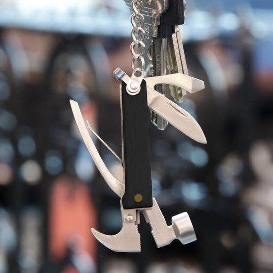 Kikkerland Gifts Wood Mini Hammer Multi-tool