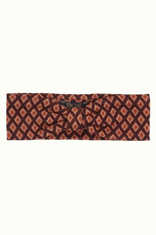 King Louie Accessories ONE SIZE Hairband Brash in Cabernet Red