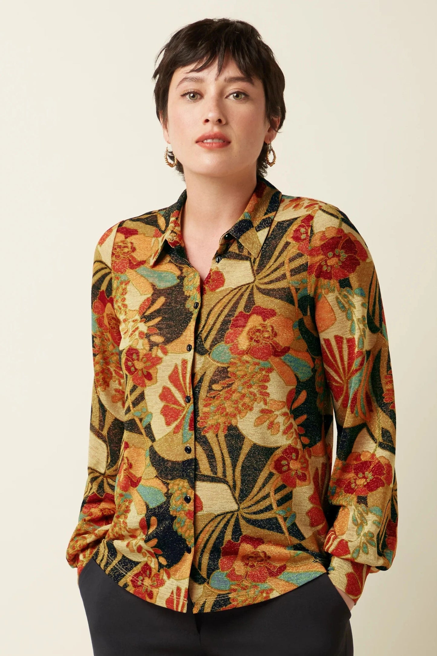 King Louie Tops Maisie Blouse in Dazz