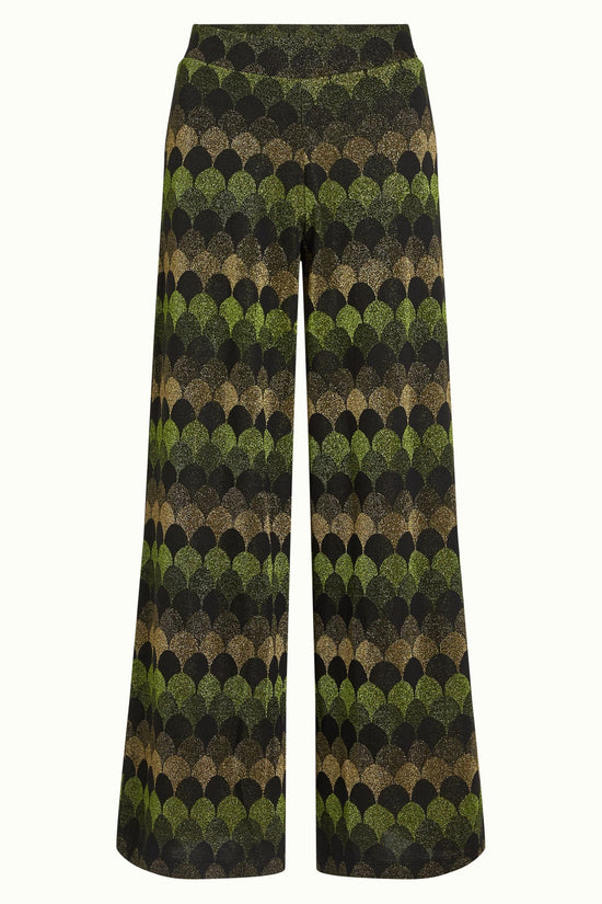 King Louie Trousers Border Palazzo Trousers Diva Jacquard