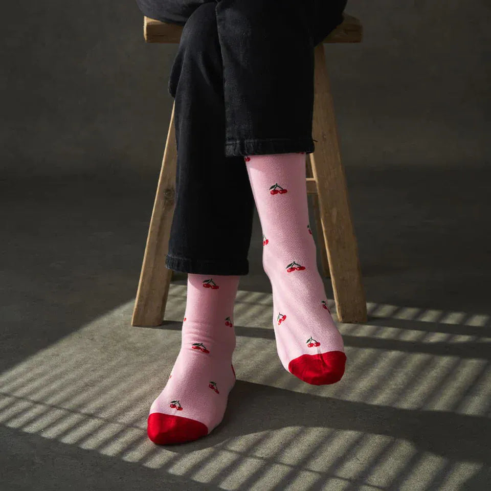 Kosi London Cherry Bamboo Socks