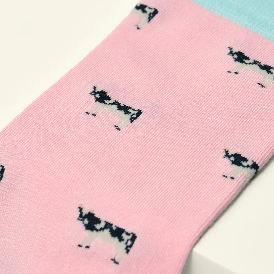 Kosi London Cow Bamboo Socks