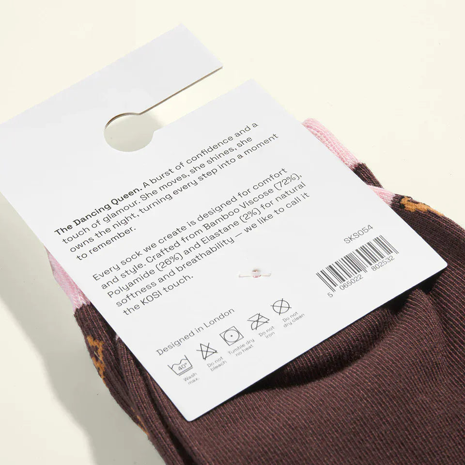 Kosi London Dancing Queen Bamboo Socks