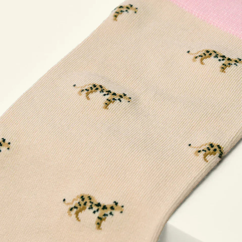 Kosi London Leopard Bamboo Socks