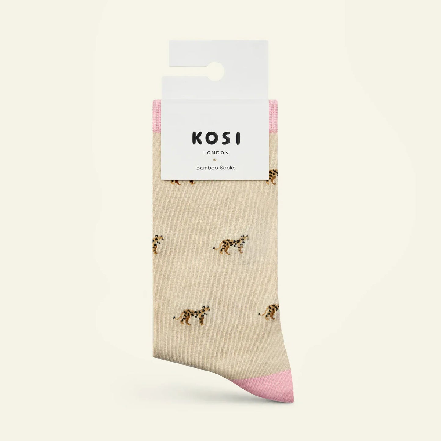 Kosi London Leopard Bamboo Socks