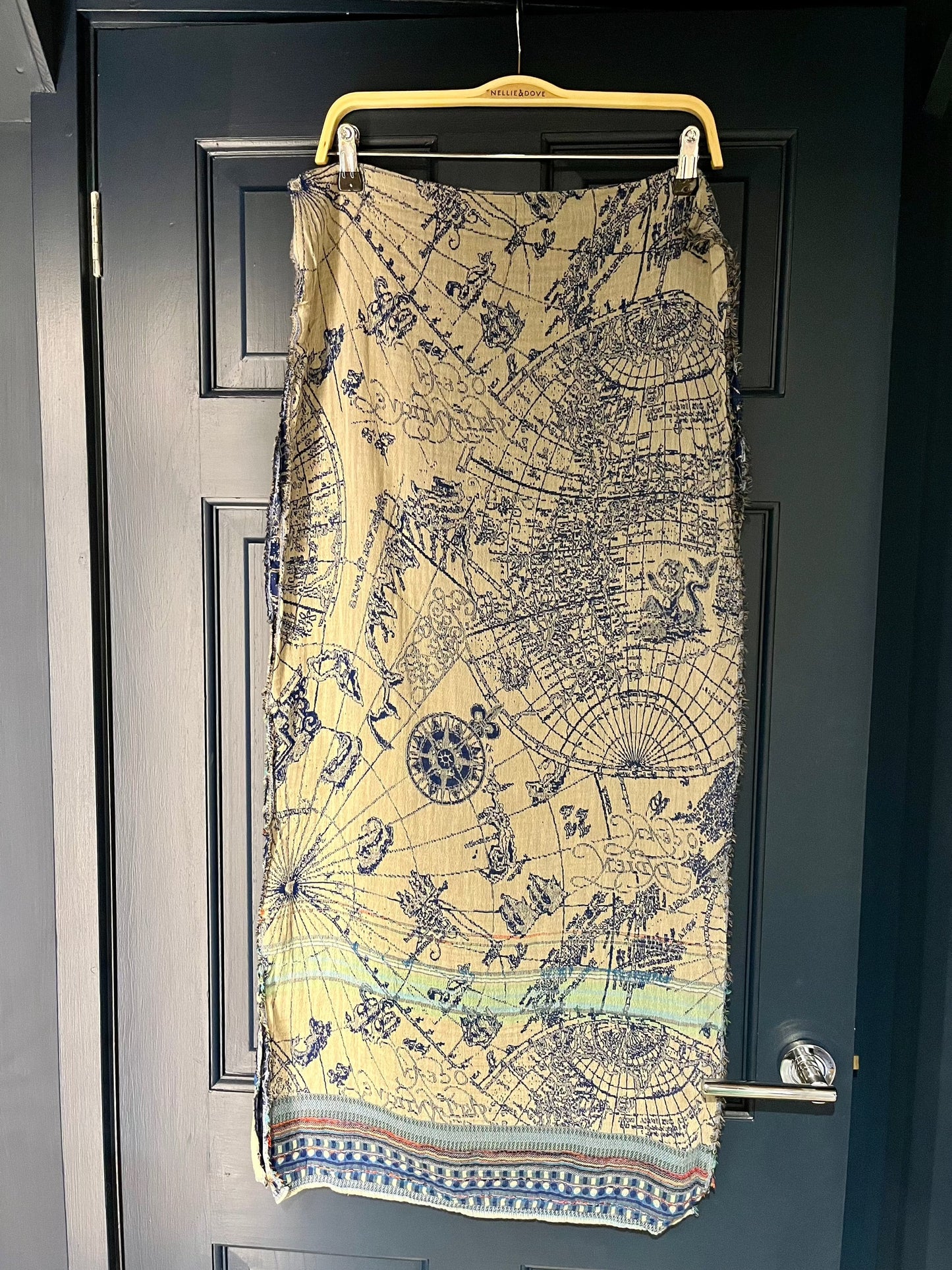 Letol Accessories Esperanza Bleu Ecume Letol French Scarves