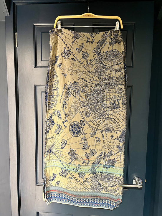 Letol Accessories Esperanza Bleu Ecume Letol French Scarves