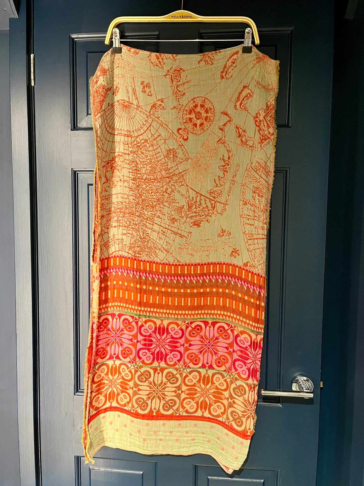 Letol Accessories Esperanza Pistache Mandarine Letol French Scarves