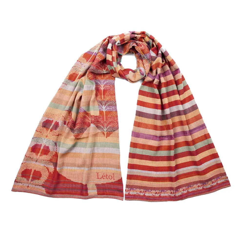 Letol Accessories Eulalie Multico Letol French Scarves