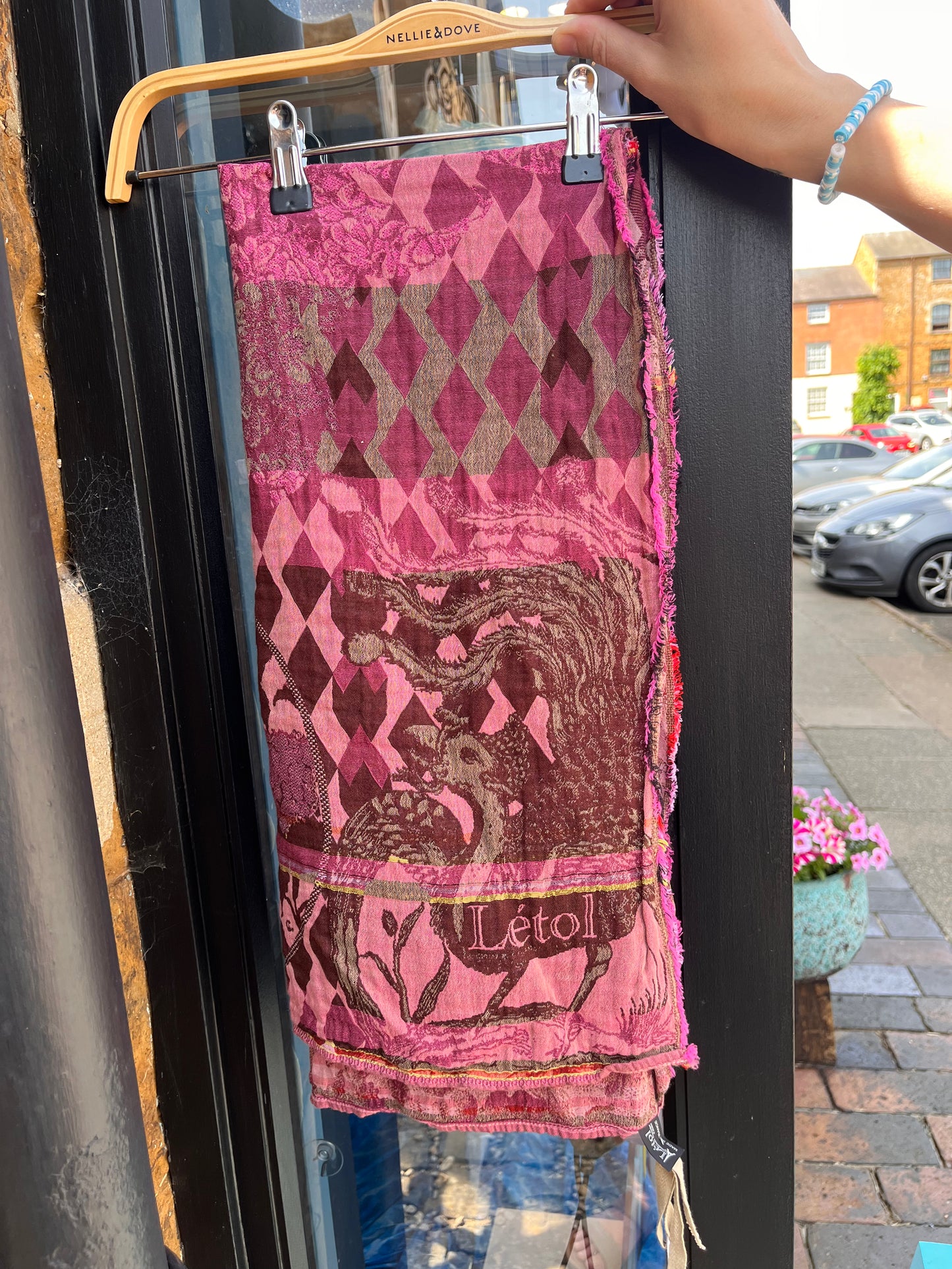 Letol Accessories Philippine Pourpre de Tyr Letol French Scarves